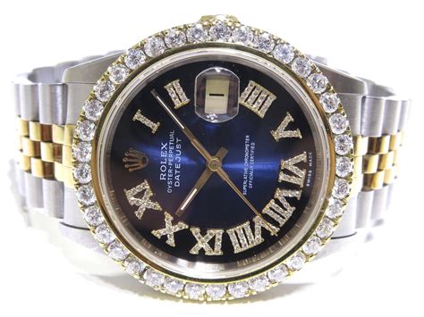 rolex datejust diamonds uomo|rolex diamond datejust 36mm men's.